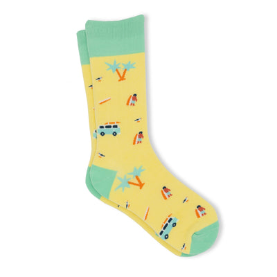 Men's beach theme socks