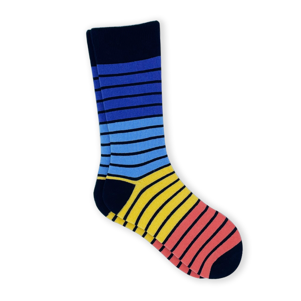 Neon Stripes – Society Socks